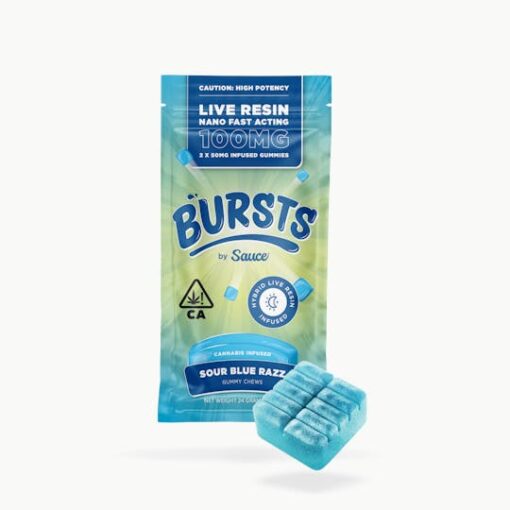 Sour Blue Razz Sauce Bursts